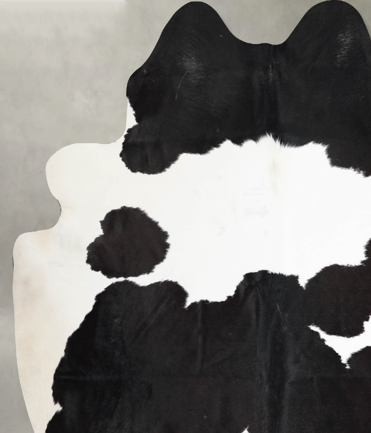 Black and White XX-Large Brazilian Cowhide Rug 7'8"H x 6'8"W #A54736 by Hudson Hides