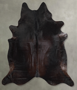 Chocolate XX-Large Brazilian Cowhide Rug 7'9"H x 7'3"W #A54740 by Hudson Hides
