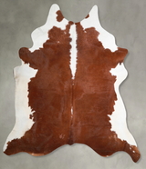 Hereford XX-Large Brazilian Cowhide Rug 7'11"H x 7'2"W #A54742 by Hudson Hides
