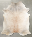 Grey with Beige XX-Large Brazilian Cowhide Rug 7'11"H x 6'8"W #A54743 by Hudson Hides