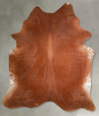 Solid Brown XX-Large Brazilian Cowhide Rug 9'4"H x 8'1"W #A54757 by Hudson Hides