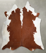 Hereford XX-Large Brazilian Cowhide Rug 8'5"H x 7'7"W #A54758 by Hudson Hides