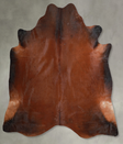 Warm Caramel X-Large Brazilian Cowhide Rug 7'0"H x 7'0"W #A54759 by Hudson Hides