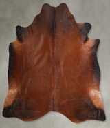 Warm Caramel X-Large Brazilian Cowhide Rug 7'0"H x 7'0"W #A54759 by Hudson Hides
