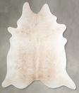 Grey with Beige XX-Large Brazilian Cowhide Rug 8'3"H x 7'1"W #A54760 by Hudson Hides