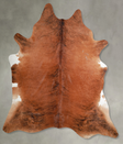 Medium Brindle XX-Large Brazilian Cowhide Rug 8'0"H x 7'4"W #A54765 by Hudson Hides