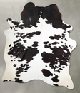 Chocolate and White XX-Large Brazilian Cowhide Rug 8'7"H x 6'7"W #A54767 by Hudson Hides