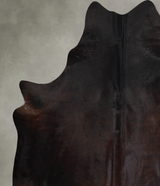 Chocolate X-Large Brazilian Cowhide Rug 7'4"H x 6'6"W #A54768 by Hudson Hides