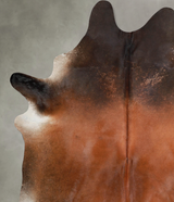 Warm Caramel XX-Large Brazilian Cowhide Rug 8'1"H x 6'6"W #A54769 by Hudson Hides