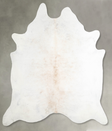 Grey with Beige XX-Large Brazilian Cowhide Rug 8'2"H x 7'0"W #A54770 by Hudson Hides