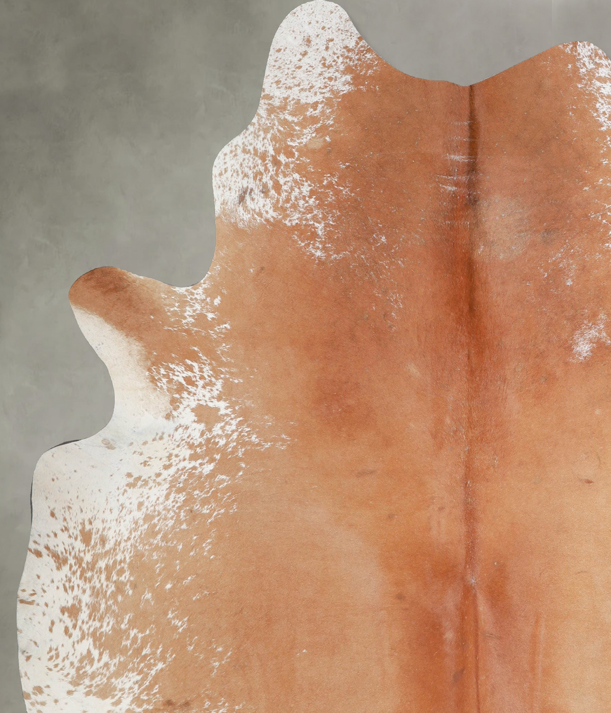 Salt and Pepper Brown X-Large Brazilian Cowhide Rug 7'4"H x 6'5"W #A54778 by Hudson Hides