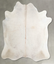 Champagne Large Brazilian Cowhide Rug 6'2"H x 6'4"W #A54779 by Hudson Hides