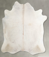 Champagne Large Brazilian Cowhide Rug 6'2"H x 6'4"W #A54779 by Hudson Hides
