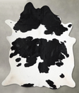 Black and White X-Large Brazilian Cowhide Rug 7'4"H x 6'4"W #A54786 by Hudson Hides