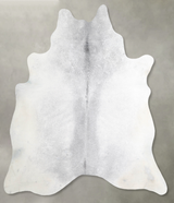 Medium Grey X-Large Brazilian Cowhide Rug 7'3"H x 6'4"W #A54787 by Hudson Hides