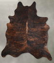 Dark Brindle XX-Large Brazilian Cowhide Rug 7'11"H x 7'0"W #A54788 by Hudson Hides