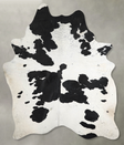 Black and White XX-Large Brazilian Cowhide Rug 8'7"H x 6'9"W #A54796 by Hudson Hides