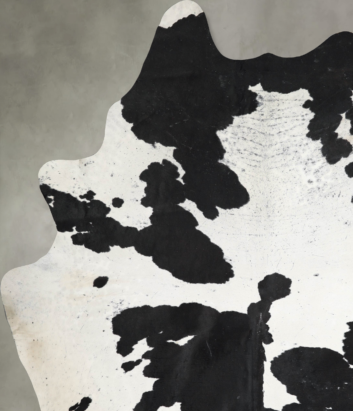 Black and White XX-Large Brazilian Cowhide Rug 8'7"H x 6'9"W #A54796 by Hudson Hides