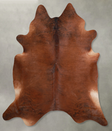 Medium Brindle XX-Large Brazilian Cowhide Rug 7'10"H x 7'5"W #A54797 by Hudson Hides