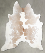 Light Caramel XX-Large Brazilian Cowhide Rug 7'7"H x 6'9"W #A54798 by Hudson Hides