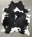 Black and White XX-Large Brazilian Cowhide Rug 8'3"H x 6'5"W #A54804 by Hudson Hides