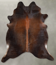 Warm Caramel XX-Large Brazilian Cowhide Rug 7'7"H x 6'8"W #A54808 by Hudson Hides