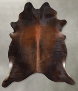 Warm Caramel XX-Large Brazilian Cowhide Rug 7'7"H x 6'8"W #A54808 by Hudson Hides