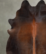 Warm Caramel XX-Large Brazilian Cowhide Rug 7'7"H x 6'8"W #A54808 by Hudson Hides