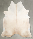Champagne XX-Large Brazilian Cowhide Rug 8'0"H x 7'1"W #A54810 by Hudson Hides