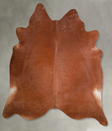 Solid Brown XX-Large Brazilian Cowhide Rug 7'11"H x 7'0"W #A54811 by Hudson Hides