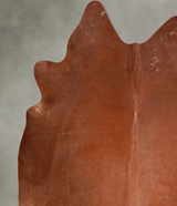 Solid Brown XX-Large Brazilian Cowhide Rug 7'11"H x 7'0"W #A54811 by Hudson Hides
