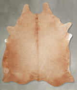Solid Brown XX-Large Brazilian Cowhide Rug 7'10"H x 6'4"W #A54813 by Hudson Hides