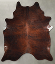 Dark Brindle XX-Large Brazilian Cowhide Rug 9'1"H x 7'6"W #A54815 by Hudson Hides
