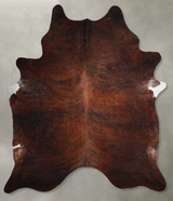Dark Brindle XX-Large Brazilian Cowhide Rug 9'1"H x 7'6"W #A54815 by Hudson Hides