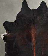 Chocolate XX-Large Brazilian Cowhide Rug 8'3"H x 7'7"W #A54817 by Hudson Hides