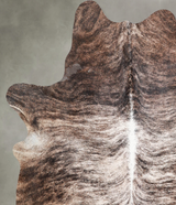 Light Brindle X-Large Brazilian Cowhide Rug 7'4"H x 6'2"W #A54826 by Hudson Hides