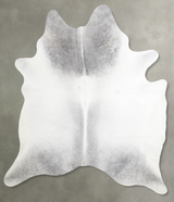 Medium Grey XX-Large Brazilian Cowhide Rug 7'9"H x 6'6"W #A54827 by Hudson Hides
