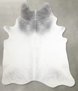 Medium Grey XX-Large Brazilian Cowhide Rug 8'5"H x 6'11"W #A54828 by Hudson Hides