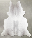 Medium Grey XX-Large Brazilian Cowhide Rug 8'1"H x 7'2"W #A54837 by Hudson Hides