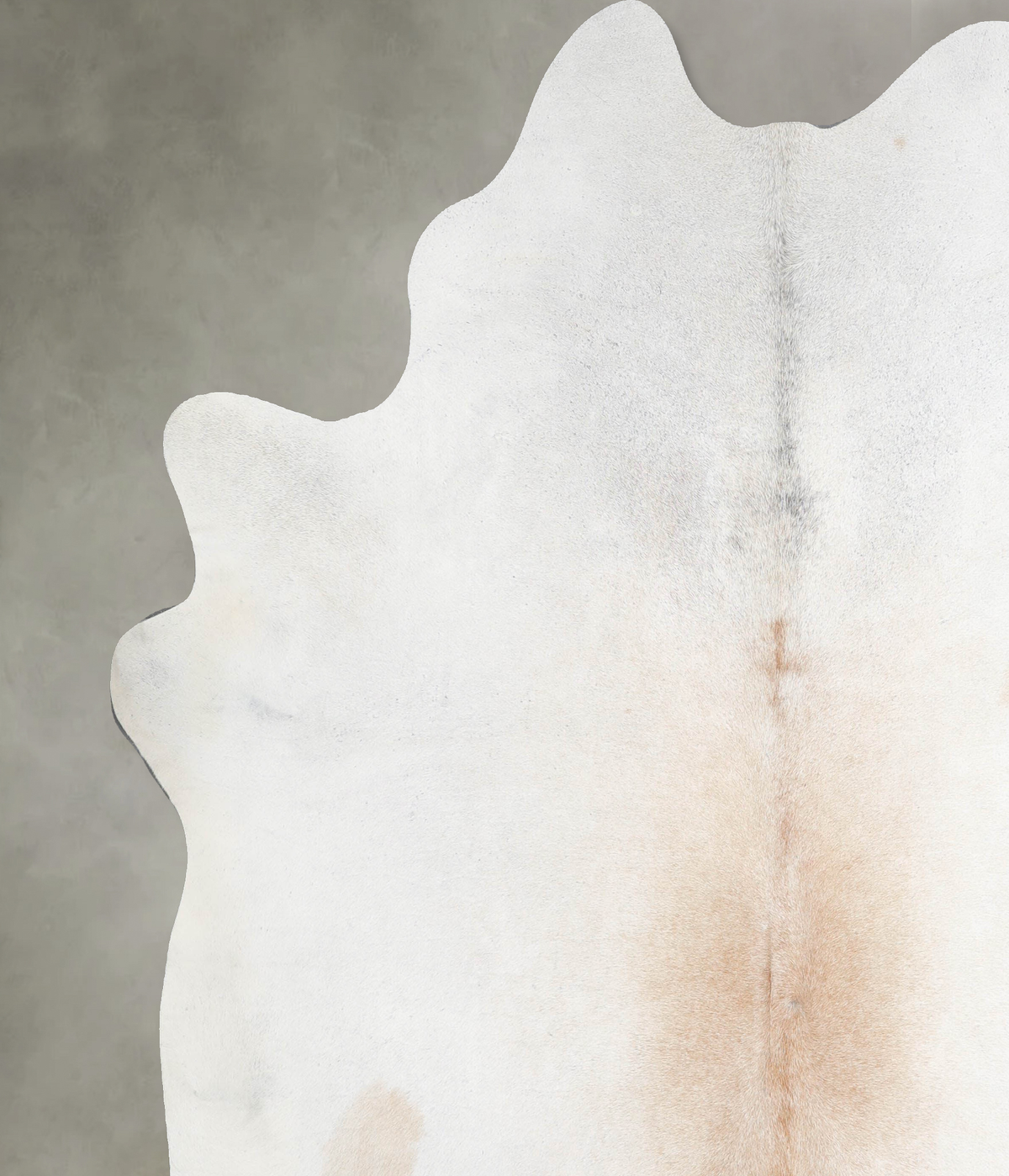 Grey with Beige XX-Large Brazilian Cowhide Rug 8'1"H x 7'5"W #A54841 by Hudson Hides