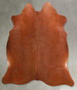 Solid Brown Large Brazilian Cowhide Rug 5'6"H x 5'7"W #A54843 by Hudson Hides