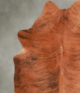 Medium Brindle Large Brazilian Cowhide Rug 6'4"H x 5'3"W #A54847 by Hudson Hides
