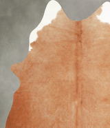Beige Large Brazilian Cowhide Rug 6'7"H x 5'4"W #A54849 by Hudson Hides