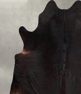 Chocolate X-Large Brazilian Cowhide Rug 7'2"H x 6'7"W #A54852 by Hudson Hides