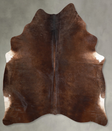 Chocolate X-Large Brazilian Cowhide Rug 7'2"H x 6'7"W #A54853 by Hudson Hides