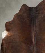 Chocolate X-Large Brazilian Cowhide Rug 7'2"H x 6'7"W #A54853 by Hudson Hides