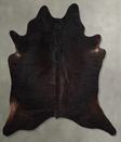 Chocolate XX-Large Brazilian Cowhide Rug 7'7"H x 6'9"W #A54854 by Hudson Hides