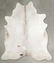 Champagne X-Large Brazilian Cowhide Rug 7'3"H x 6'8"W #A54856 by Hudson Hides