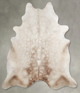 Champagne XX-Large Brazilian Cowhide Rug 8'0"H x 7'4"W #A54858 by Hudson Hides