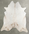 Champagne XX-Large Brazilian Cowhide Rug 7'7"H x 7'2"W #A54860 by Hudson Hides